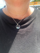 Load image into Gallery viewer, Biscayne Bay Eco-Friendly Ocean Wave Necklace
