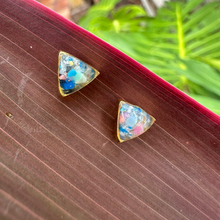Load image into Gallery viewer, Triangle Gold Stud