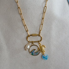 Load image into Gallery viewer, Gold Luna Charm Necklace