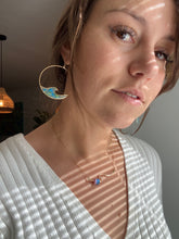Load image into Gallery viewer, Wave Hoop Earrings