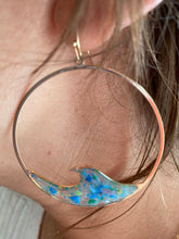 Load image into Gallery viewer, Wave Hoop Earrings