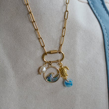 Load image into Gallery viewer, Gold Luna Charm Necklace