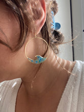 Load image into Gallery viewer, Wave Hoop Earrings
