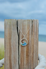 Load image into Gallery viewer, Biscayne Bay Eco-Friendly Ocean Wave Necklace
