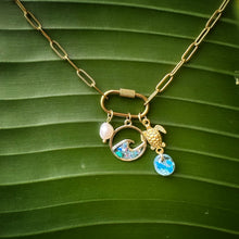 Load image into Gallery viewer, Gold Luna Charm Necklace
