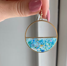 Load image into Gallery viewer, Half Moon Hoop Earrings