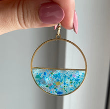 Load image into Gallery viewer, Half Moon Hoop Earrings