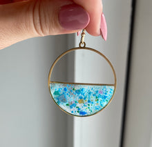 Load image into Gallery viewer, Half Moon Hoop Earrings