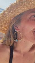 Load and play video in Gallery viewer, Wave Hoop Earrings
