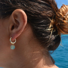 Load image into Gallery viewer, Harpswell Huggie Ocean Friendly Earrings
