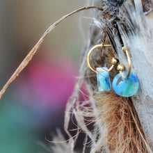 Load image into Gallery viewer, Tortuga Micro Hoop Small Earrings