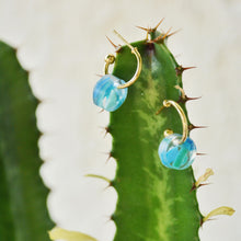 Load image into Gallery viewer, Tortuga Micro Hoop Small Earrings