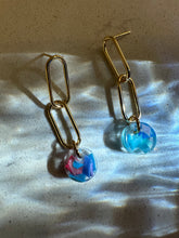 Load image into Gallery viewer, Delray Paperclip Chain Link Dangle Earrings