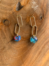 Load image into Gallery viewer, Delray Paperclip Chain Link Dangle Earrings