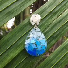 Load image into Gallery viewer, Ombre Teardrop Earrings, ocean friendly, eco friendly, sustainable, women's earrings