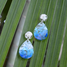 Load image into Gallery viewer, Ombre Hopetown Teardrop Earrings