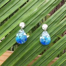 Load image into Gallery viewer, Ombre Hopetown Teardrop Earrings