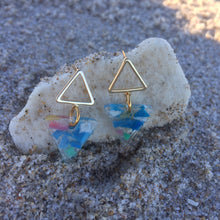 Load image into Gallery viewer, Exuma Triangle Drop Earrings