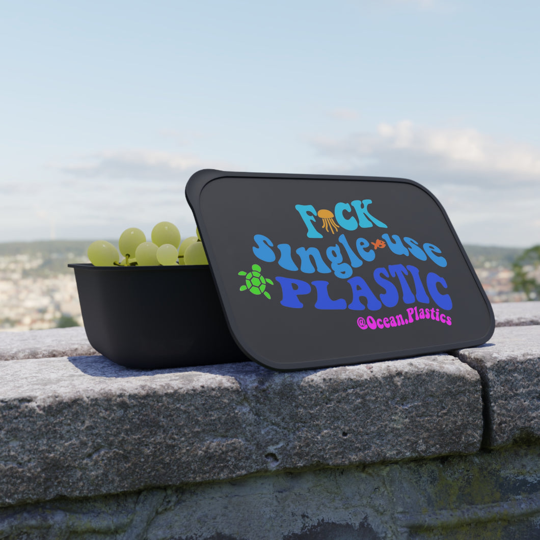 Eco-Friendly Reusable PLA Bento Lunch Box with Band and Utensils