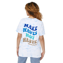 Load image into Gallery viewer, Unisex FWD Fashion Tie-Dyed T-Shirt - Make Waves Not Waste
