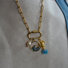 Load image into Gallery viewer, Gold Luna Charm Necklace
