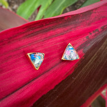 Load image into Gallery viewer, Triangle Gold Stud
