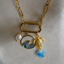 Load image into Gallery viewer, Gold Luna Charm Necklace
