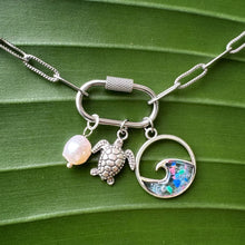 Load image into Gallery viewer, Silver Luna Charm Necklace
