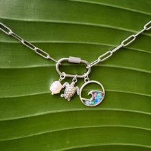 Load image into Gallery viewer, Silver Luna Charm Necklace
