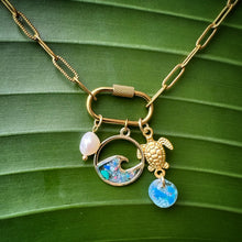 Load image into Gallery viewer, Gold Luna Charm Necklace
