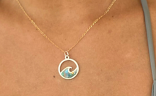 Load image into Gallery viewer, Biscayne Bay Wave Necklace

