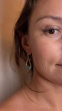 Load and play video in Gallery viewer, Silver Teardrop Earrings
