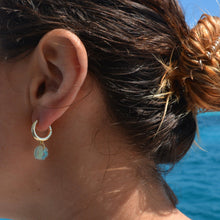 Load image into Gallery viewer, Harpswell Huggie Ocean Friendly Earrings
