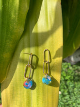 Load image into Gallery viewer, Delray Paperclip Chain Link Dangle Earrings
